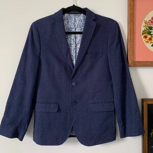 LAUREN by Ralph Lauren, Hudson’s Bay | Women’s Blazer 100% LINEN navy blue